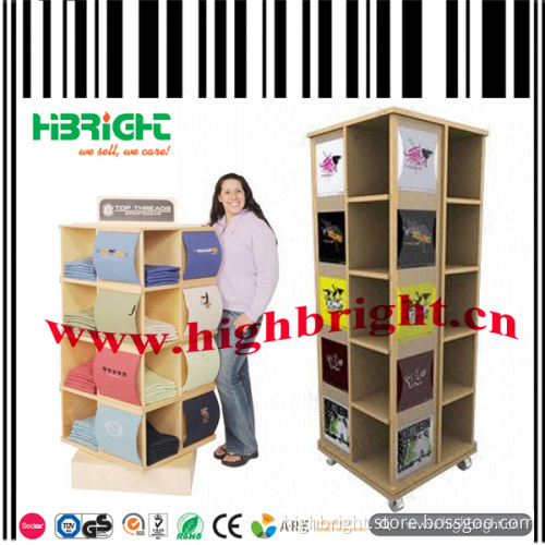 Four Sided MDF T-Shirt Display